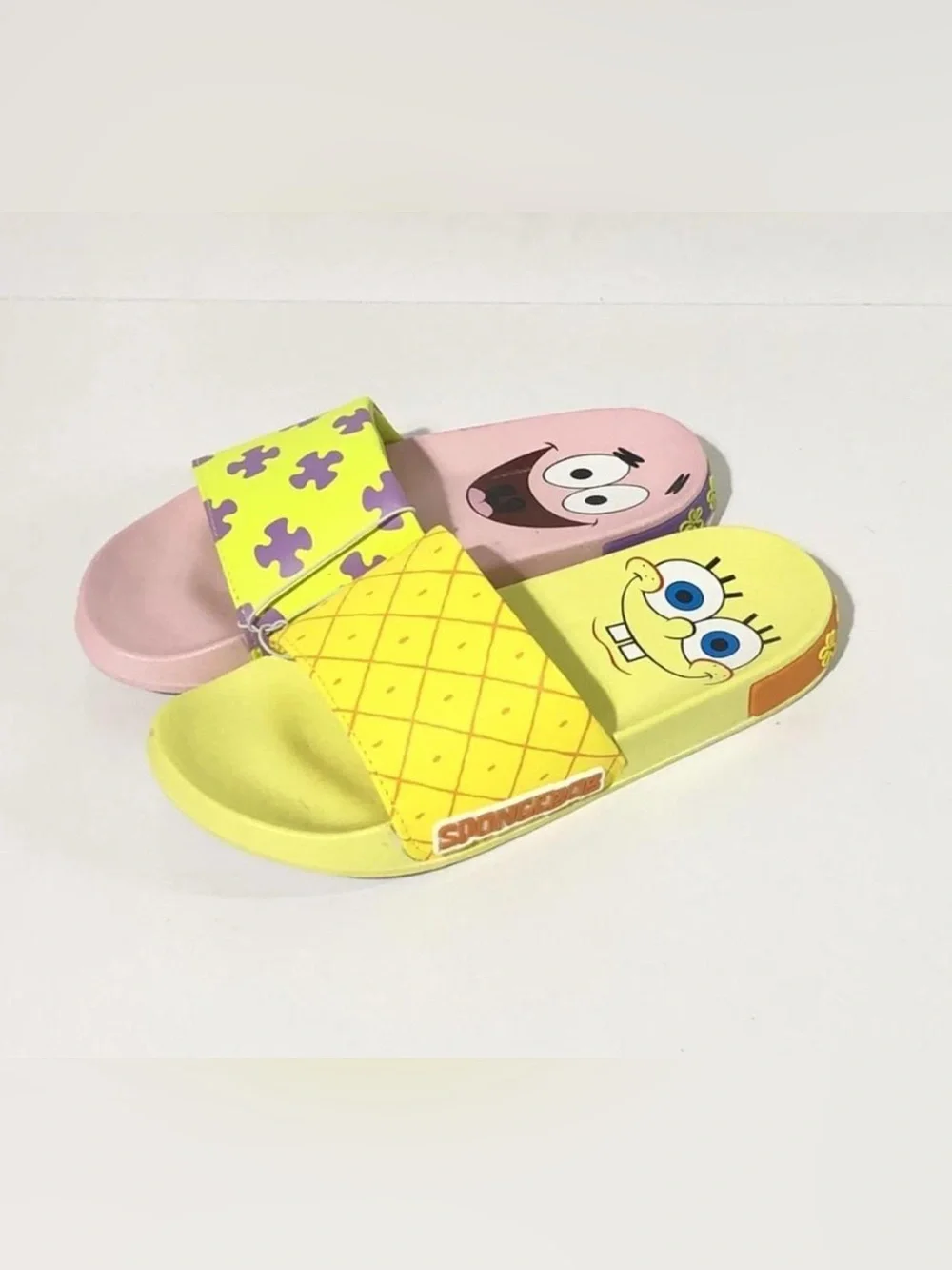 Ground Up Men's SpongeBob Square Pants Patrick Nickelodeon Slide Sandals Size 12